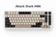 Клавиатура Беспроводная ATTACK SHARK M86 White-Cheese Механическая (2.4G/Bluetooth/USB type-c) RGB Подсветка - изображение 1