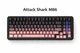 Клавиатура Беспроводная ATTACK SHARK M86 Blackberry Механическая (2.4G/Bluetooth/USB type-c) RGB Подсветка - изображение 1