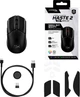 Миша HyperX Pulsefire Haste 2 mini, RGB, USB-A/WL/BT, чорний (642951) - зображення 9