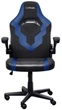 Крісло Trust GXT703B Riye, ПУ шкіра, Foldable Armrests, синій (645095) - зображення 2