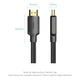 Кабель мультимедійний HDMI M to HDMI M 20.0m 1080p60Hz cotton braided black Vention (ALLBQ) - зображення 7