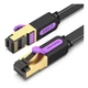 Патч-корд 1.5м FTP cat 7 RJ-45 black VENTION (ICABG) - зображення 1