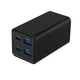 Зарядний пристрій Gembird 2xUSB-C PD65W + 2xUSB QC3.0 30W black (TA-UC-2A2C-PD65-01-BK) - зображення 2