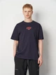 Футболка хлопковая длинная мужская Puma Essentials Graphics 69202316 L New Navy с принтом (4069161715310) - изображение 1