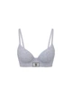 Бюстгальтер Victoria's Secret (225915816687) Perfect Shape Shine Patch Push-Up Bra 80B сірий - зображення 3