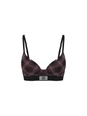 Бюстгальтер Victoria's Secret (2926678827118) Shine Patch Velvet Lightly Lined Full-Coverage Bra 80B чорний - зображення 3