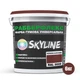 Краска резиновая суперэластичная сверхстойкая «РабберФлекс» SkyLine Красно-коричневая RAL 3009 6 кг - изображение 2