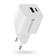 Зарядное устройство everActive GaN SC-330Q White, 1xUSB+1xUSB-С QC3.0+PD 20W, AC220V - изображение 1