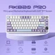 Клавиатура механическая игровая Ajazz AK820 Pro Purple Wireless/Bluetooth/USB-C Gasket Mount с TFT-экраном - изображение 2