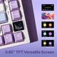 Клавиатура механическая игровая Ajazz AK820 Pro Purple Wireless/Bluetooth/USB-C Gasket Mount с TFT-экраном - изображение 3