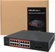 Przelacznik sieciowy Qoltec SWITCH Gigabit Ethernet 16 x RJ45 / 2 x SFP 1000 Mbps (5901878523644) - obraz 6