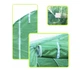 Посилена садова теплиця Ekspand 18м2 6x3x2м TFM25-3X6X2-2-Z з москітною сіткою та двома входами труба 25мм армована плівка,зелена - зображення 4