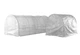 Садовая теплица,парник 18м2 600*300*200см, труба 19мм TFO19-3X6X2-1-B 12 окон с москитной сеткой, армированная зеленая пленка 140 г/м² - изображение 7
