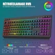 Игровой беспроводной набор RedThunder K20 Black (Клавиатура AZERTY и мышь RGB) - изображение 2