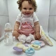 Лялька Babeside Reborn Baby Малія 20" Маленька дівчинка-принцеса зцілює серце - зображення 2