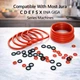 Набор силиконовых уплотнительных колец O-Ring для кофемашин Jura, 50 шт, комплект прокладок для ремонта и обслуживания кофеварок Jura C D E F S X ENA GIGA (129060354) - изображение 1