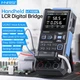 Тестер цифровий, високоточний FNIRSI LC1020E LCR, ESR для вимірювання електронних компонентів, опору, ємності, індуктивності Black - изображение 2
