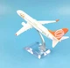Колекційна металева лита модель пасажирського літака 1:400 Boeing 737-800 Gol Transportes Aéreos 16 см - зображення 3
