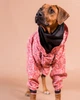 Комбинезон дождевик для собак со светоотражением PAIKKA Rain Suit Red 65 - изображение 7