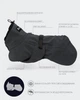 Дощовик для собак з антибактеріальною підкладкою PAIKKA Visibility Raincoat Dark 40 - зображення 6