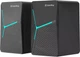 Акустична система ColorWay CW-SPU01BK Black - потужний стереозвук 6 Вт, динаміки 52 мм, RGB підсвічування, підключення mini-jack 3.5 мм, USB живлення, стильні колонки для комп'ютера та мультимедіа - зображення 3