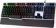 Клавіатура ігрова дротова GamePro GK599 Stinger USB Grey з підсвічуванням, повнорозмірна геймерська клавіатура для ПК - зображення 1