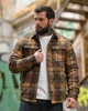 Куртка рубашка мужская CUTTER койот, утепленная фланелевая куртка рубашка Slimtex XXXL - изображение 6