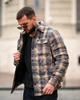 Куртка сорочка чоловіча CUTTER світло-сіра, утеплена фланелева куртка рубашка Slimtex XXL - зображення 7