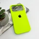 Захисний чохол-накладка Silicone Full Case AA Open Cam для Apple iPhone 17 Pro Max Shiny Green (FullOpeAAi17PM-24) - зображення 4