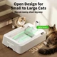 Автоматический смарт лоток для кошек PETKIT Purobot Crystal Duo with Camera 10кг White (P9905) - изображение 3