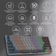 Клавіатура GamePro MK140R Red Swich Low Profile USB Dark Gray (MK140R) GamePro MK140R 996482 - зображення 7