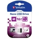 USB флеш накопичувач Verbatim 16GB Store 'n' Stay Nano Black USB 2.0 (97464) Verbatim 97464 911771 - зображення 2