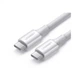 Дата кабель USB-C to USB-C 1.5m 5A 100W US300 white Ugreen (80370) UGREEN 80370 934968 - изображение 1