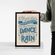 Мотивационный постер Life Isn't About Waiting for the Storm to Pass, It's About Learning to Dance in the Rain А3 30х42 см (MOTN028_А3) - изображение 2