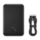 Портативна батарея павербанк Baseus Magnetic Mini Air 20W 6000mAh, бездротова зарядка, чорний (P10059002113-00) - зображення 3