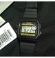 Чоловічий цифровий годинник Casio F-94WA-9D на полімерному ремінці, водозахист 30 м - изображение 3