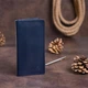 Вертикальне портмоне унісекс SHVIGEL 13993 Синє - зображення 5
