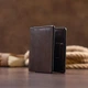 Вертикальне портмоне-кредитниця комбі в гладкій шкірі GRANDE PELLE 11328 Коричневе - зображення 7