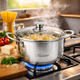 Кастрюля Maestro MR-3510-16 с крышкой 1,6л нержавеющая сталь индукционная - изображение 1