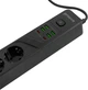Сетевой фильтр Proove Power Strip P-04 (4 розетки + 4 USB + 2 Type-C) 3 м (639480001) - изображение 4