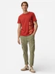Футболка хлопковая длинная мужская Camel Active T-shirts 1/2 sleeves 409700-7T27-56 L Красная с принтом (4063366240226) - изображение 3