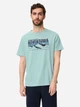 Футболка хлопковая длинная мужская Camel Active T-shirts 1/2 sleeves 409700-7T02-32 2XL Светло-зеленая с принтом (4063366255831) - изображение 1
