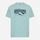Футболка хлопковая длинная мужская Camel Active T-shirts 1/2 sleeves 409700-7T02-32 2XL Светло-зеленая с принтом (4063366255831) - изображение 6