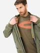 Футболка хлопковая длинная мужская Camel Active T-shirts 1/2 sleeves 409700-7T02-35 M Оливковая с принтом (4063366239213) - изображение 4