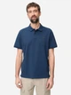 Поло длинное мужское Camel Active Polos 1/2 sleeves 409920-7P01-44 3XL Темно-синее (4063366242251) - изображение 1