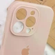 Чохол Silicone Premium case з захистом камери для iPhone 14 Pro Full Camera Protective pink sand 9846 - изображение 6