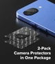 Защитное стекло на камеру Ringke Camera Protector Glass 2-Pack для Google Pixel 10a Black (C1G1281) - изображение 7