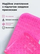 Резиновый коврик на присосках 95х35 см защитный в ванну и душ противоскользящий для взрослых и детей на дно ванной комнаты силиконовый в душевую кабину и детскую ванночку для купания с рождения безопасный розовый - изображение 3
