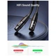 Мультимедійний кабель XLR M to XLR F 5.0m AV130 black Ugreen - зображення 3
