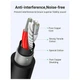 Мультимедійний кабель XLR M to XLR F 5.0m AV130 black Ugreen - зображення 5